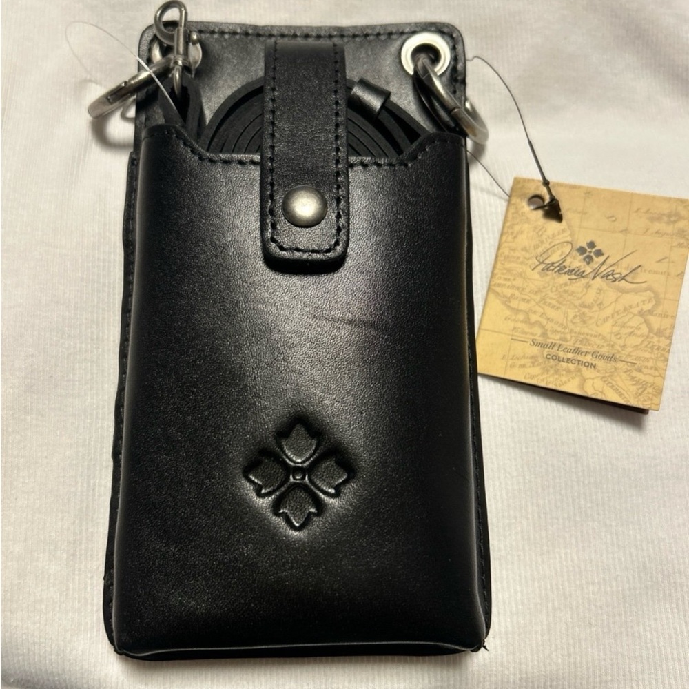 Patricia Nash Black Leather crossbody